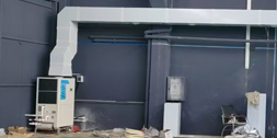 大型室內羽毛球館區域降溫，安裝蒸發冷省電空調-立式管道機組